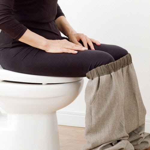 ケアファッション おしりスルッとパンツ 婦人用 ブラック 3Lサイズ 97560-15 1着(ご注文単位1着)【直送品】