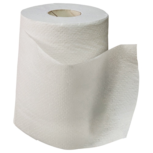太洋紙業 トイレットペーパー ソフトパール シングル 芯あり 65m 300ロール/袋（ご注文単位1袋）【直送品】