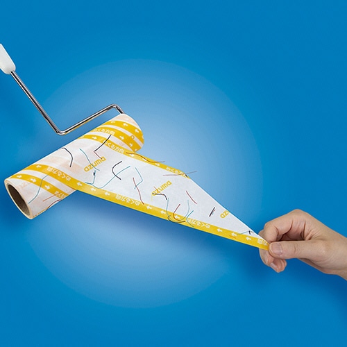 アズマ工業 らくるん強粘着テープ めくるんライン付 幅160mm×90周巻 60巻/袋(ご注文単位1袋)【直送品】