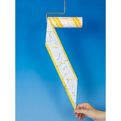 アズマ工業 らくるん強粘着テープ めくるんライン付 幅160mm×90周巻 60巻/袋(ご注文単位1袋)【直送品】