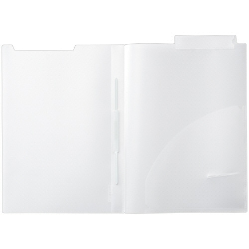 リヒトラブ カルテフォルダー ファスナー付 A4ヨコ 見出し紙付 上見出しタイプ HK7718U-ミ 200枚/箱（ご注文単位1箱）【直送品】