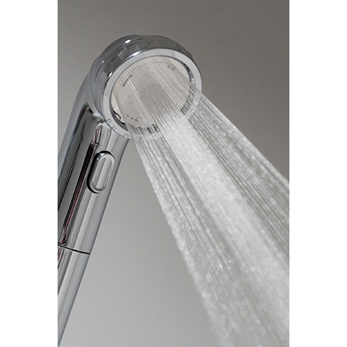 アラミック ナノバブルシャワー BIRAKU シルバー YA-NBS5 1個（ご注文単位1個）【直送品】