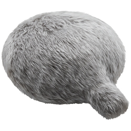 ユカイ工学 Petit Qoobo グリ(灰) YE-PQ001G 1個(ご注文単位1個)【直送品】