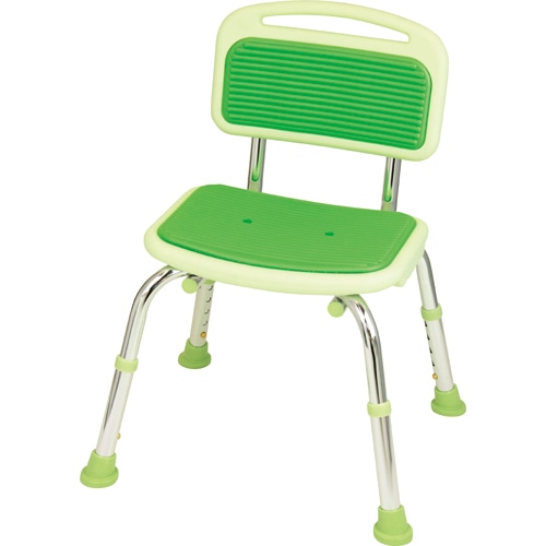 幸和製作所 テイコブ シャワーチェア(背付) グリーン BSOC01GR 1台(ご注文単位1台)【直送品】