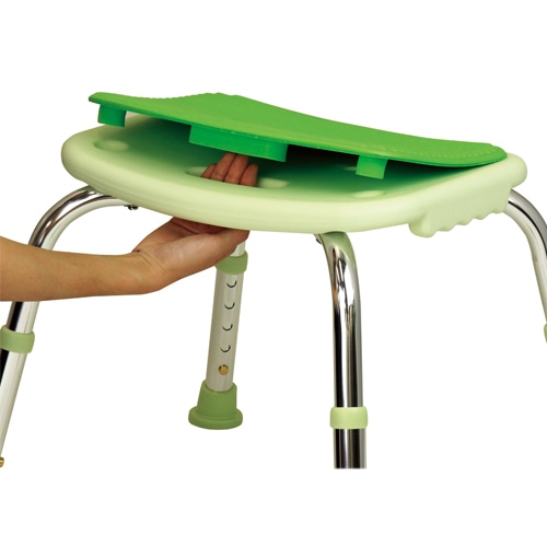 幸和製作所 テイコブ シャワーチェア(背付) グリーン BSOC01GR 1台（ご注文単位1台）【直送品】