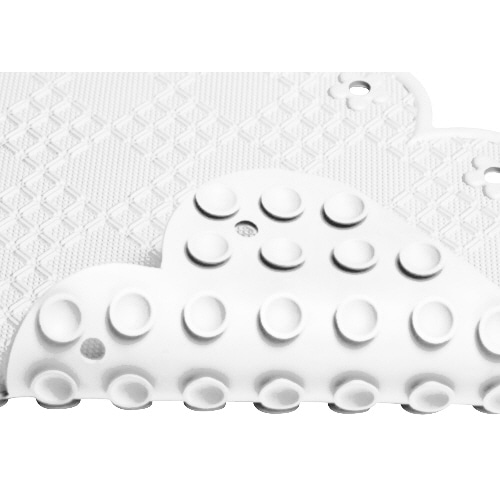 ワイズ スベリを防ぐ手すりマット 20×28cm ホワイト BW022 1枚（ご注文単位1枚）【直送品】