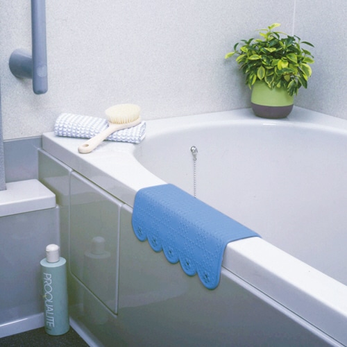 ワイズ スベリを防ぐ手すりマット 20×28cm ホワイト BW022 1枚（ご注文単位1枚）【直送品】