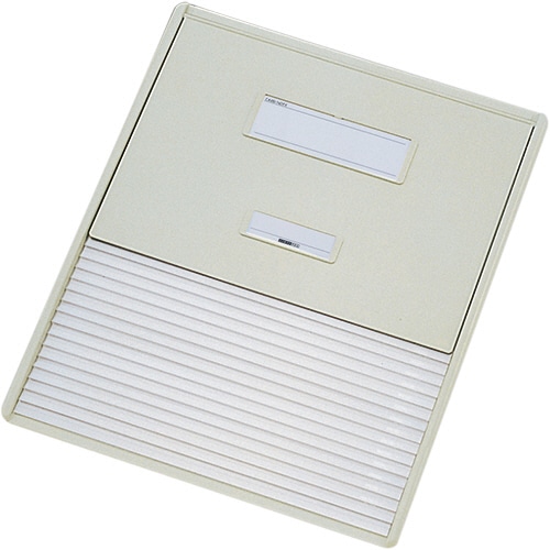 リヒトラブ カラーカードインデックス A3(A4タテ2面) 16ポケット オフホワイト HC114C-1 1冊(ご注文単位1冊)【直送品】