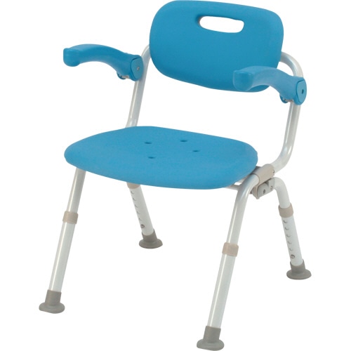 パナソニック エイジフリー シャワーチェア ユクリア ミドルSP おりたたみN ブルー PN-L41721A 1台(ご注文単位1台)【直送品】