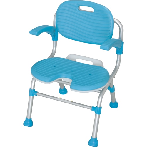 幸和製作所 テイコブ U型シャワーチェア 背付・肘付 SCU01 1台(ご注文単位1台)【直送品】