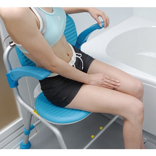 幸和製作所 テイコブ U型シャワーチェア 背付・肘付 SCU01 1台(ご注文単位1台)【直送品】