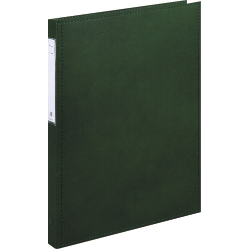 リヒトラブ カルテブック(スタンダード) A4タテ 2穴 背幅28mm グリーン HB406-3 1冊（ご注文単位1冊）【直送品】