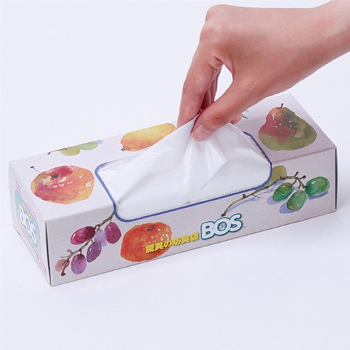 クリロン化成 驚異の防臭袋 BOS 箱型 SSサイズ 白 200枚/箱（ご注文単位1箱）【直送品】