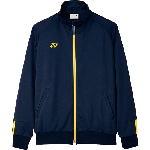 トンボ ヨネックス×キラク ケアワークジャケット スターフィットLT防縮ニット ネイビー×イエロー Sサイズ CY100-33-S 1着(ご注文単位1着)【直送品】