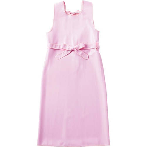 フットマーク 入浴介護用エプロン(抗菌・防臭) ピンク L 403306 1枚(ご注文単位1枚)【直送品】