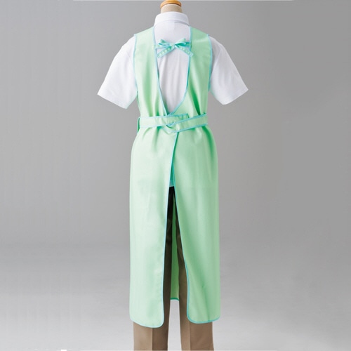 フットマーク 入浴介護用エプロン(抗菌・防臭) ピンク L 403306 1枚(ご注文単位1枚)【直送品】