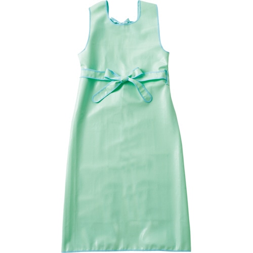 フットマーク 入浴介護用エプロン(抗菌・防臭) グリーン L 403306 1枚(ご注文単位1枚)【直送品】