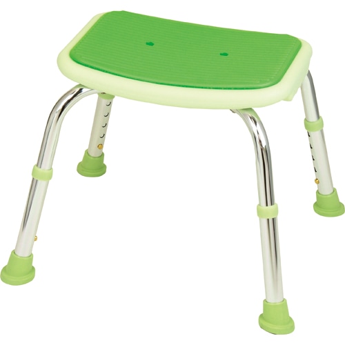 幸和製作所 テイコブ シャワーチェア(背無) グリーン BSOC02GR 1台(ご注文単位1台)【直送品】