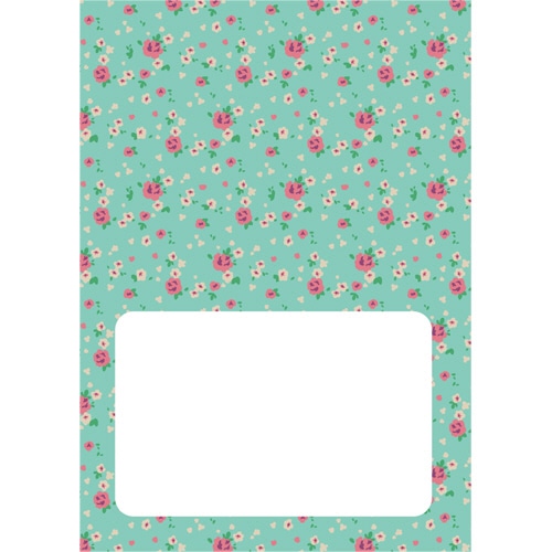 ダイオーミウラ お薬手帳(薄型) 16ページ 花 100冊/袋（ご注文単位1袋）【直送品】