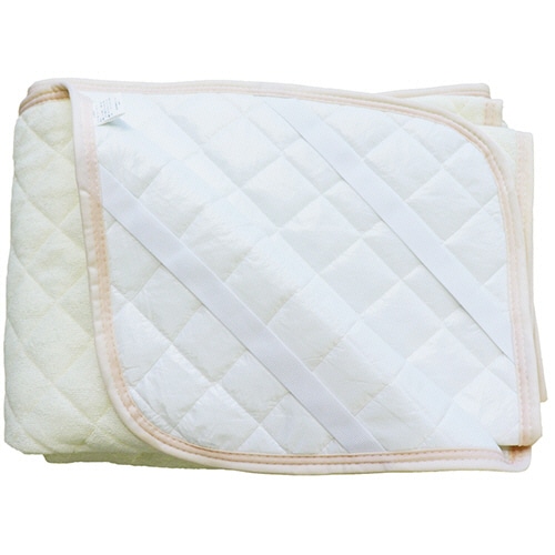 iiもの本舗 防水敷きパッド シングル 100×205cm ベージュ 1枚（ご注文単位1枚）【直送品】
