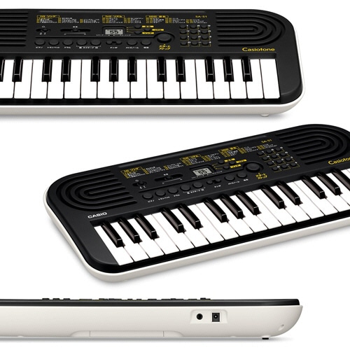 カシオ カシオトーン ミニキーボード ブラック SA-51 1台(ご注文単位1台)【直送品】