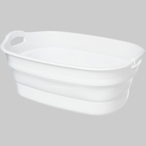 伊勢藤 ソフトタブワイド 23L ホワイト I-563-1W 1個(ご注文単位1個)【直送品】