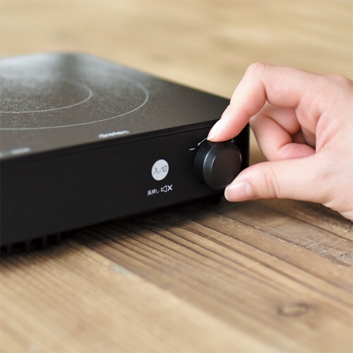 ドリテック IHクッカー ミニチュラ 800W ブラック DI-218BK 1台(ご注文単位1台)【直送品】