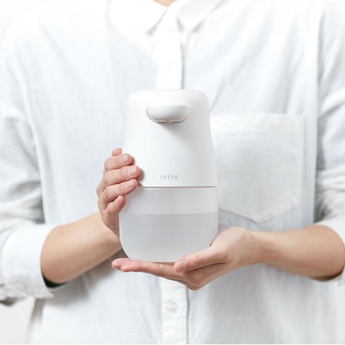 キングジム アルコールディスペンサー テッテ 白 500ml TE500 1台（ご注文単位1台）【直送品】