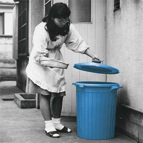 積水テクノ成型 ポリペール#70 フタ 丸型 ブルー P705FB 1個(ご注文単位1個)【直送品】