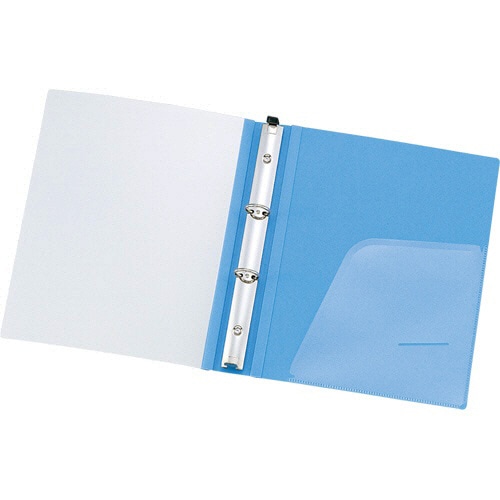 リヒトラブ メディカルサポートブック・クリヤー A4タテ 2穴 背幅31mm ピンク HB666-5 1冊（ご注文単位1冊）【直送品】