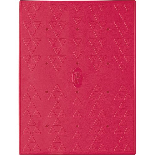 アロン化成 吸着すべり止めマット 浴槽内用 C 28×36cm レッド 535-128 2枚/袋(ご注文単位1袋)【直送品】