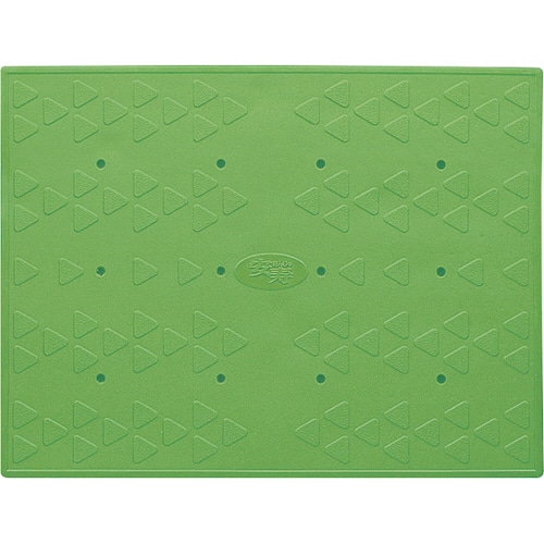 アロン化成 吸着すべり止めマット 浴槽内用 C 28×36cm グリーン 535-129 2枚/袋(ご注文単位1袋)【直送品】
