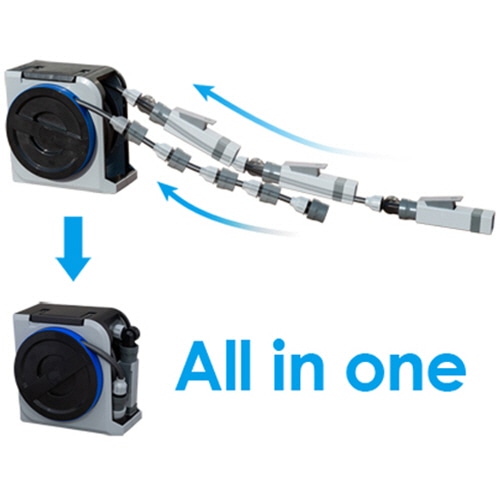 タカギ ホースリールセット NANO NEXT 10m RM1110GY 1台(ご注文単位1台)【直送品】