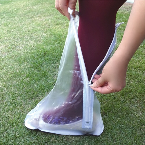 イチーナ コンパクトシューズカバー 透明 L(レディース用) 9091-L 1足(ご注文単位1足)【直送品】