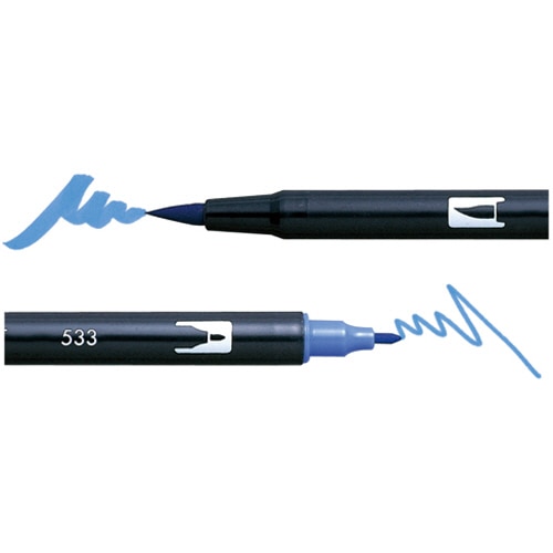 トンボ鉛筆 水性マーカー デュアルブラッシュペン ABT 12色(各色1本) ポートレイト AB-T12CPO 1パック（ご注文単位1パック）【直送品】