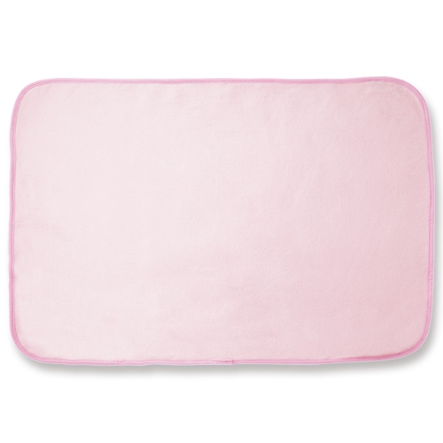 オーミケンシ フリースひざ掛け ピンク 3枚/袋（ご注文単位1袋）【直送品】