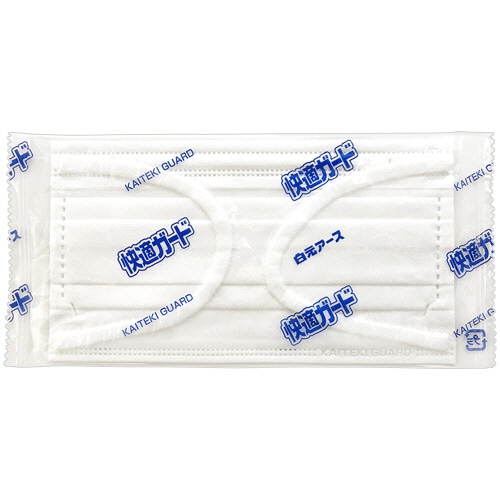 白元アース 快適ガードマスク ふつう 個包装 60枚/箱（ご注文単位1箱）【直送品】