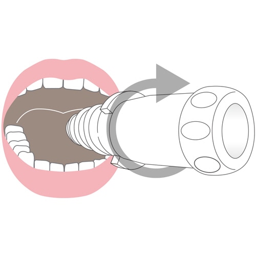 デントケア 口腔ケア用開口補助・保持具 バイトロックⅡ やわらかめ オレンジ DC-59OR 1個(ご注文単位1個)【直送品】
