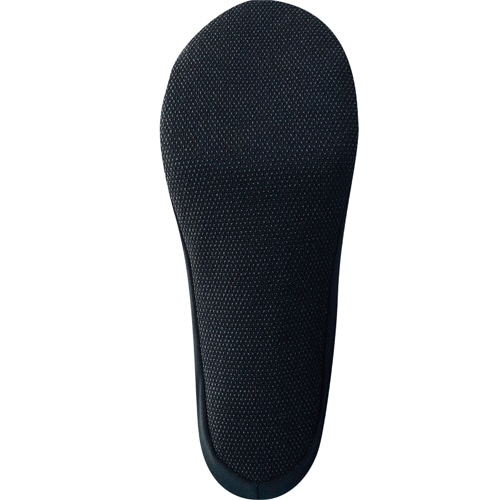 徳武産業 脱げにくいルームシューズ ヘルパーの底力 ブラック M 4602 3足/袋（ご注文単位1袋）【直送品】