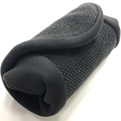 徳武産業 脱げにくいルームシューズ ヘルパーの底力 ブラック LL 4602 3足/袋（ご注文単位1袋）【直送品】