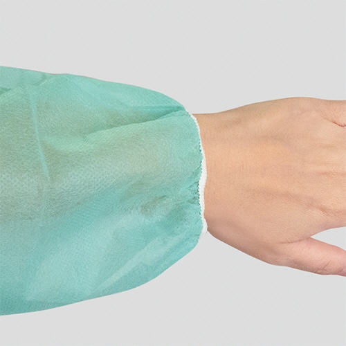 オオサキメディカル オオサキ アイソレーションガウン ゴム袖 グリーン 51059 10枚/袋(ご注文単位1袋)【直送品】