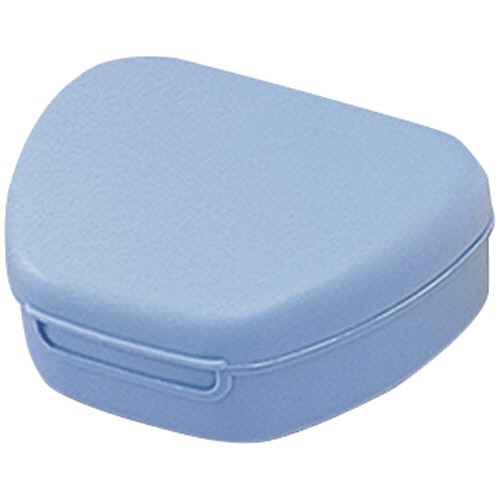 メディコム・ジャパン リテーナーケース 小 ブルー KA8037 10個/袋(ご注文単位1袋)【直送品】