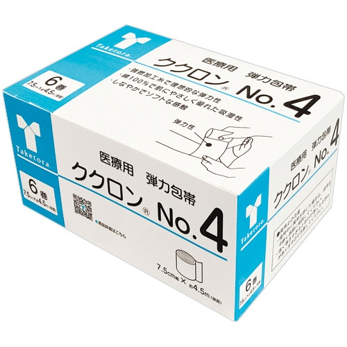 竹虎 ククロン No.4 7.5cm×4.5m 6巻/箱(ご注文単位1箱)【直送品】