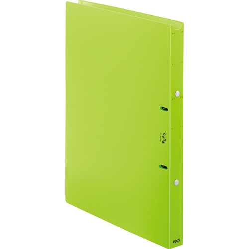 プラス たすけあ 利用者カルテ リングファイル A4タテ 背幅24.5mm グリーン FL-804RF-GR 1冊（ご注文単位1冊）【直送品】