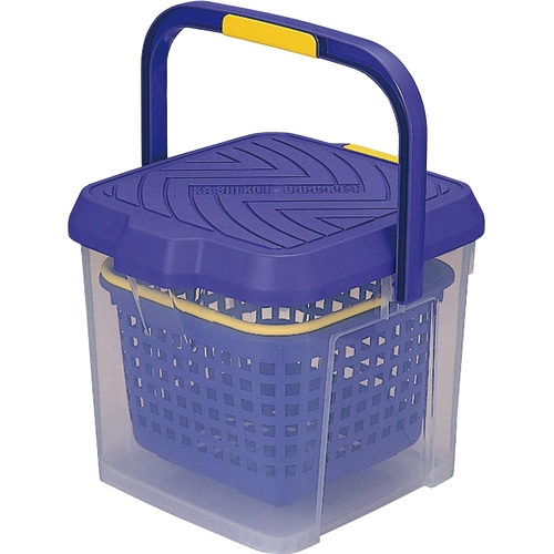 イノマタ化学 かしこいバケツ 17L クリアブルー 1個(ご注文単位1個)【直送品】