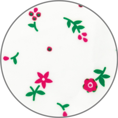 カネモ商事 LOr食事用エプロン 花柄ピンク 1枚(ご注文単位1枚)【直送品】