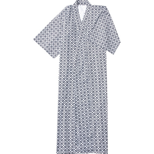 カワモト 寝巻 紳士 L 077-140020-00 1着(ご注文単位1着)【直送品】