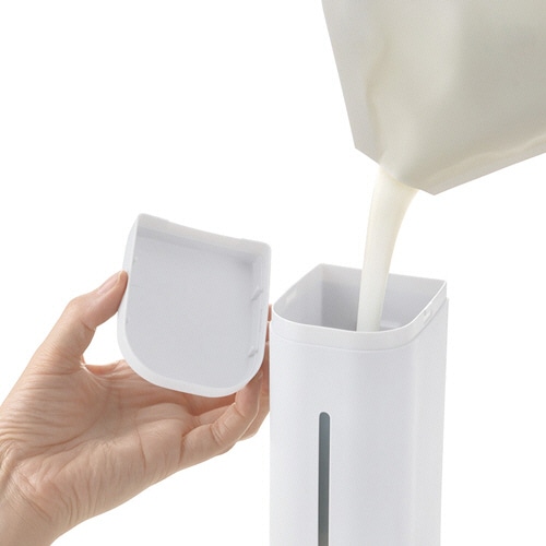 リッチェル ホバーマグネットディスペンサー 500ml ホワイト 1個(ご注文単位1個)【直送品】