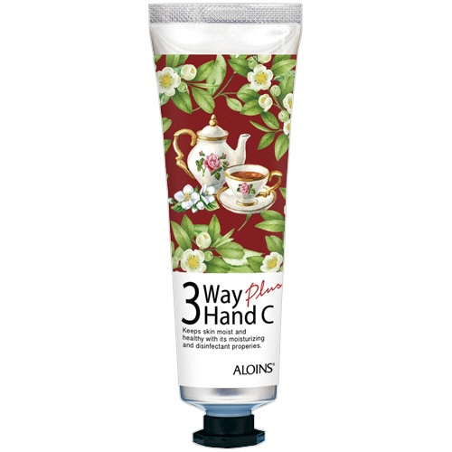 アロインス化粧品 3ウェイ ハンドクリームプラス 紅茶の香り 50g 1個(ご注文単位1個)【直送品】