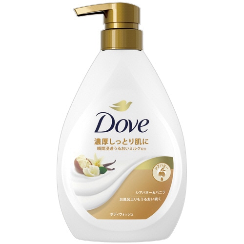 ユニリーバ ダヴ ボディウォッシュ シアバター&バニラ 本体 470g 1本(ご注文単位1本)【直送品】